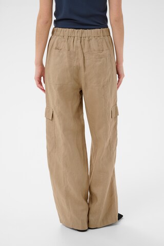 Part Two Wide leg Broek 'Atena' in Beige