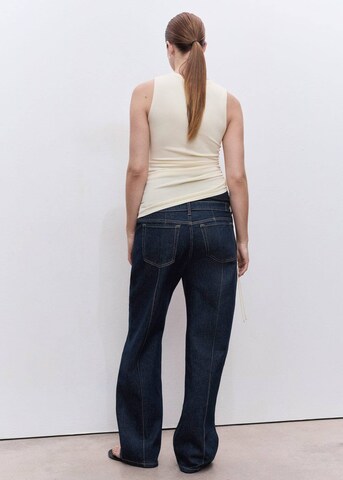 MANGO Wide leg Jeans 'Paulimum' in Blue