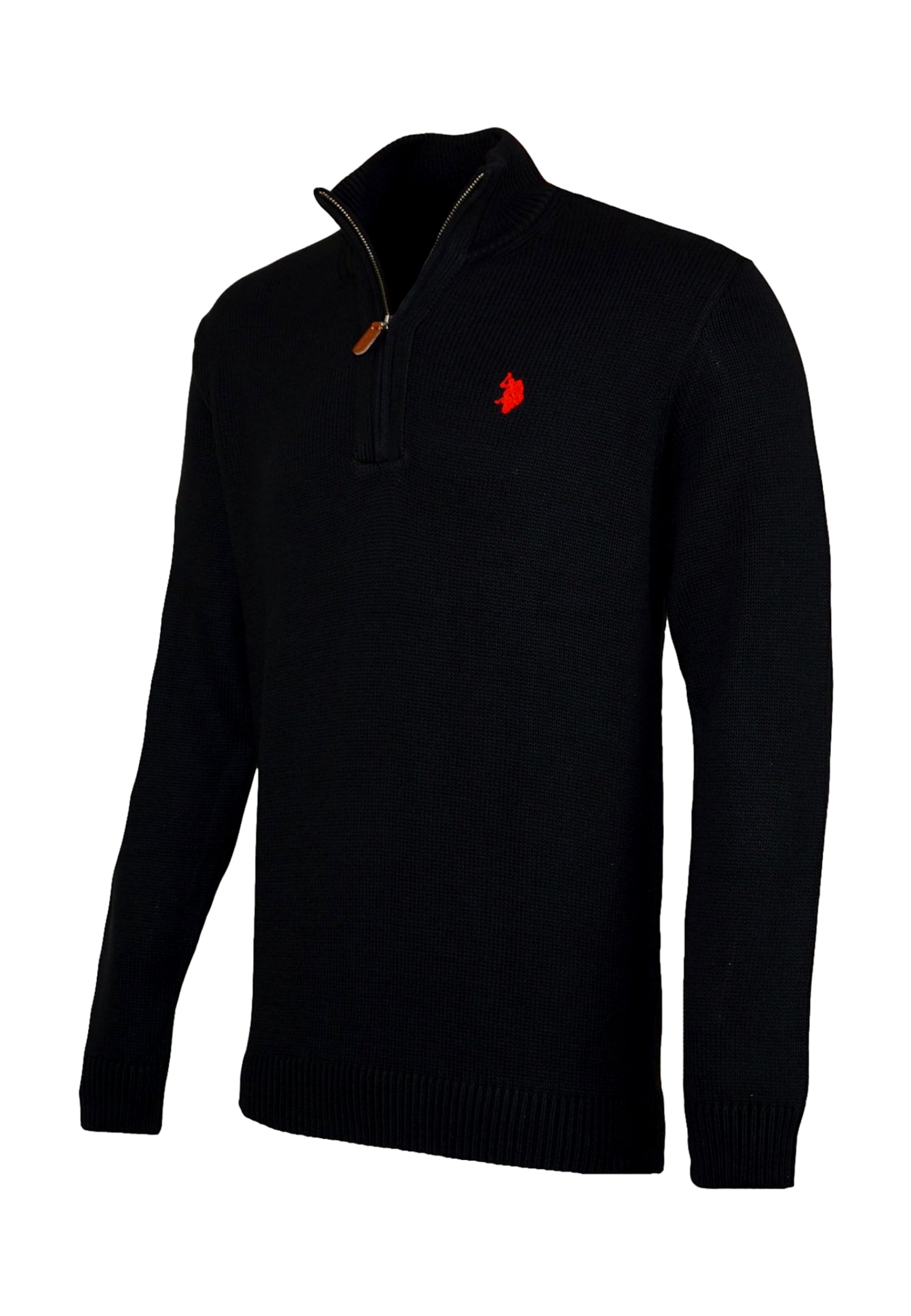 Pullover 'Half Zip' di U.S. POLO ASSN. in nero