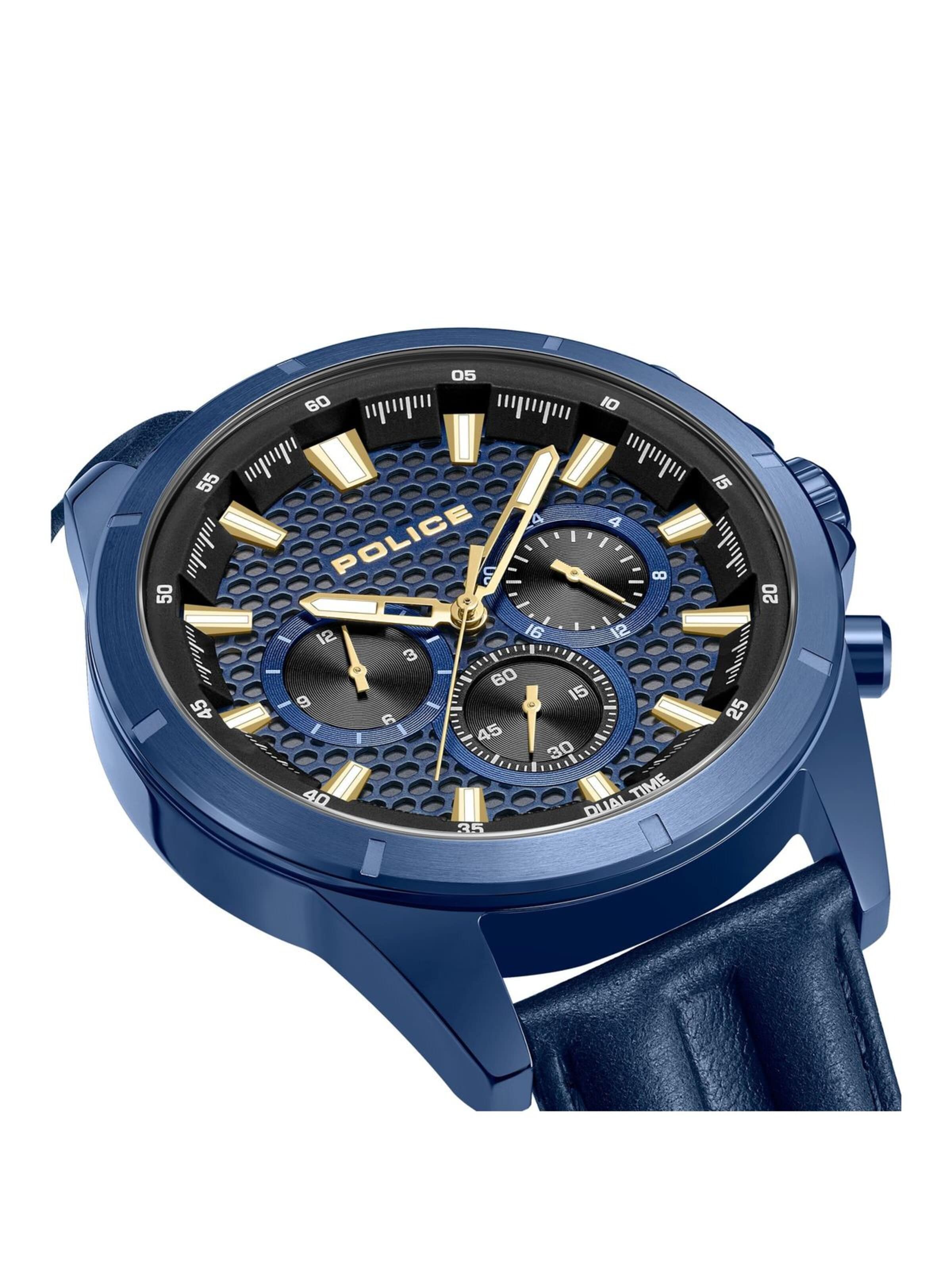 Montre à affichage analogique POLICE en bleu