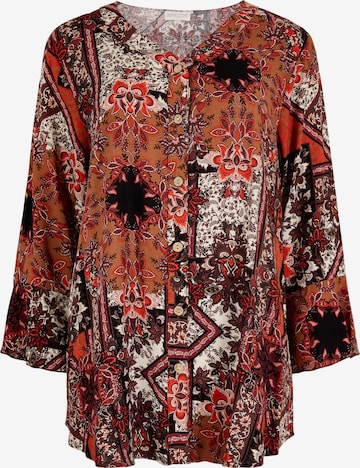 Chemisier ' ' Apricot en orange : devant