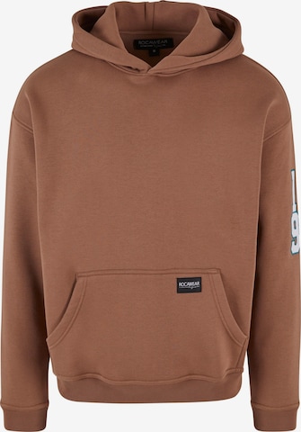 ROCAWEAR Sweatshirt in Braun: predná strana