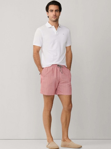 Shorts de bain 'Clay' Hackett London en rouge