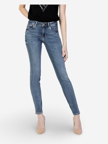 Skinny Jeans 'CURVE X W2YAJ2D4Q02' di GUESS in blu: frontale
