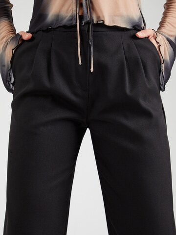 Trendyol Wide leg Pleat-Front Pants in Black