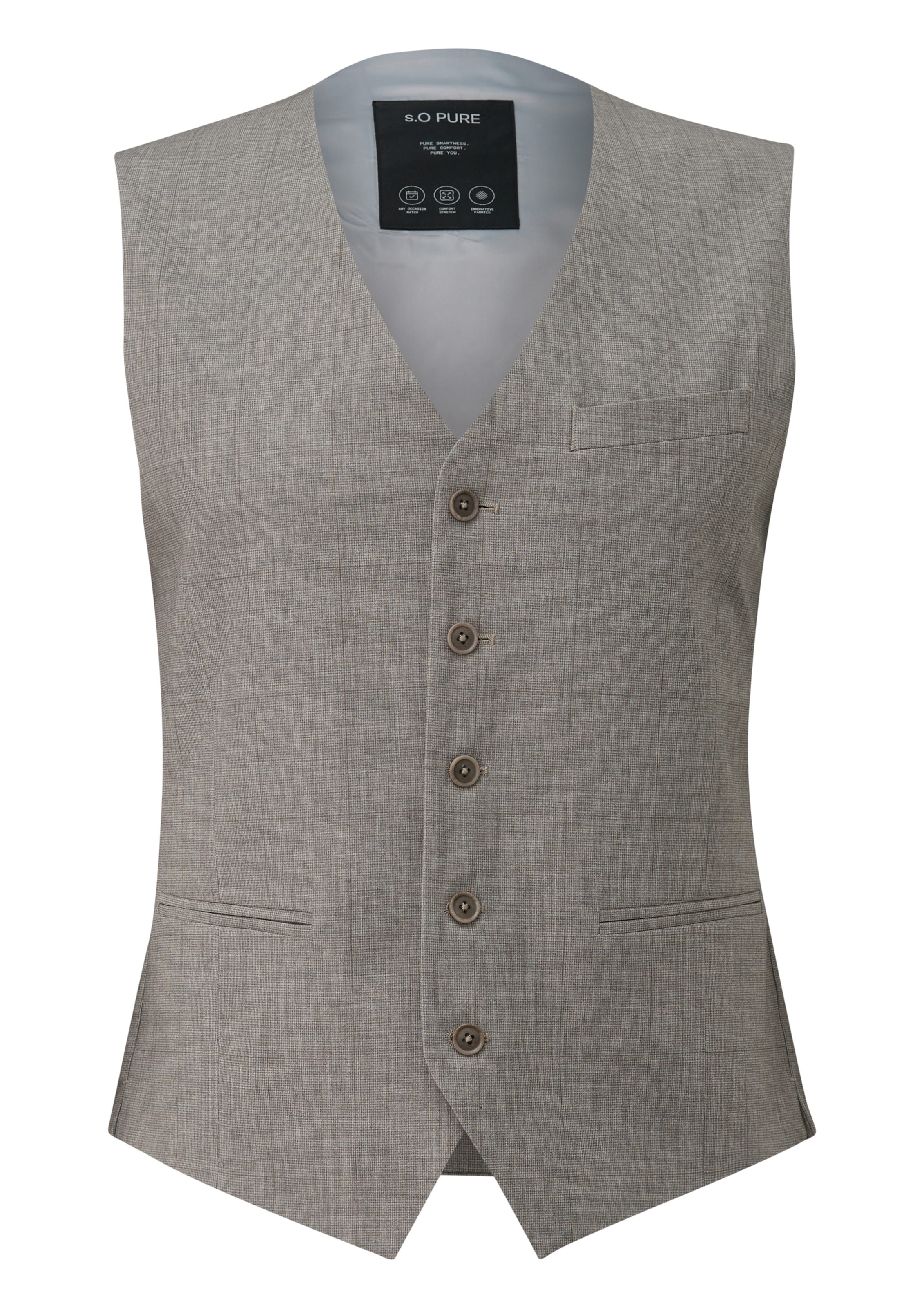 s.Oliver Bodywarmer 'S.Opure' in Grijs: voorkant