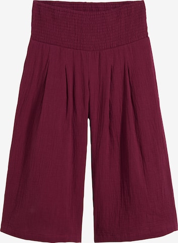 Largi Pantaloni de la bonprix pe roșu: față