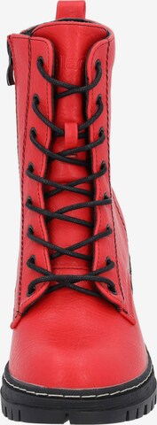 Palado Lace-Up Ankle Boots 'Kefalonia' in Red