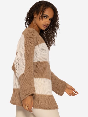 SASSYCLASSY Oversizepullover in Braun