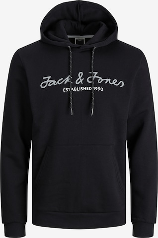 JACK & JONES Mikina 'Berg' – černá: přední strana