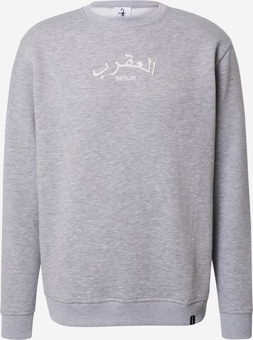 VIERVIER Sweatshirt 'Joey' in Grey: front