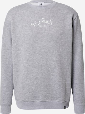 VIERVIER Sweatshirt 'Joey' in Grijs: voorkant