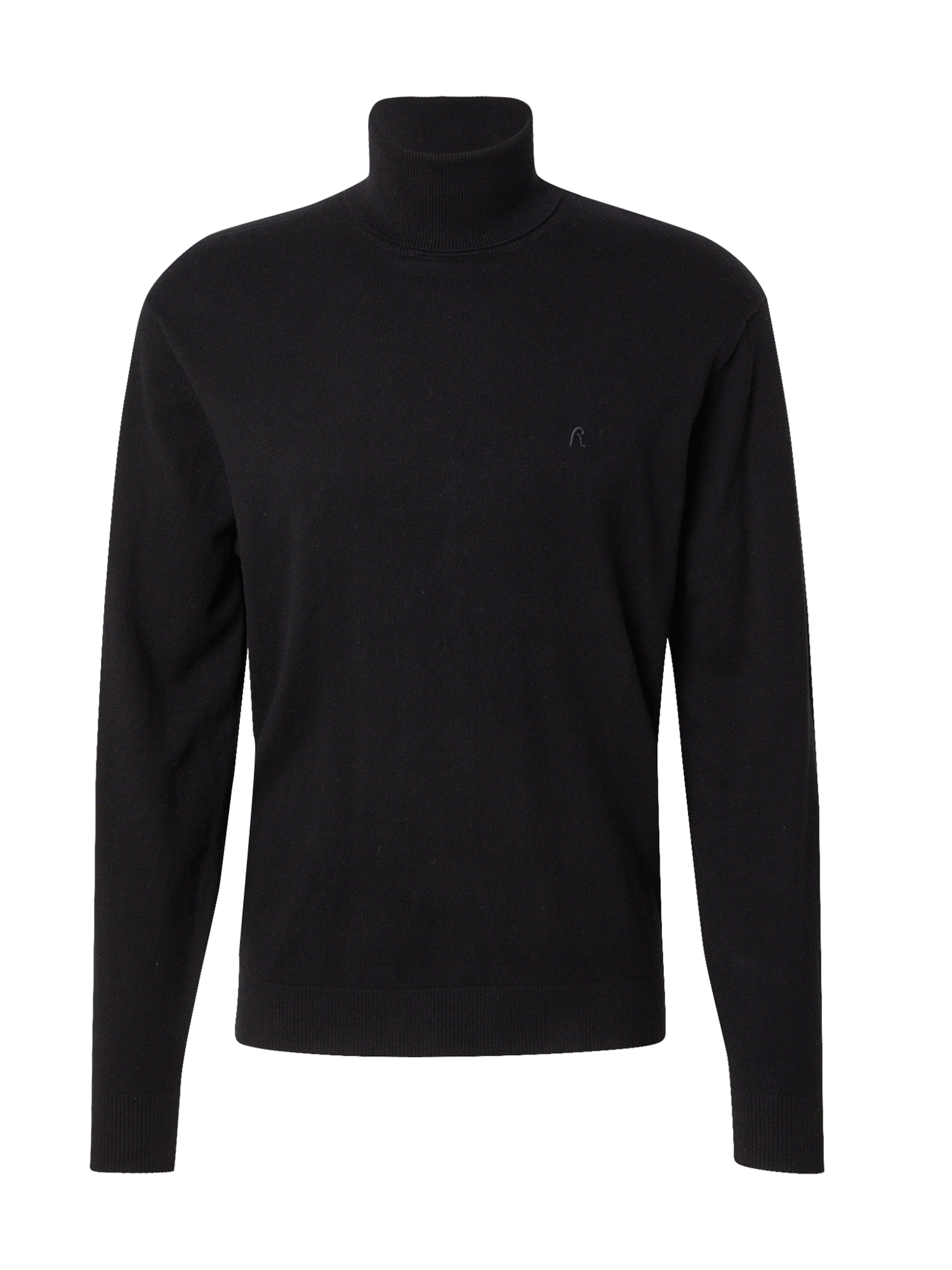 Pull-over 'Mesh' REPLAY en noir : devant