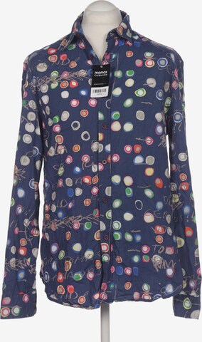 Desigual Button Up Shirt in L in Blue: front