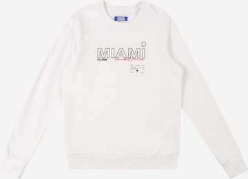 Jack & Jones Junior Sweatshirt 'STAYCAY' in White: front