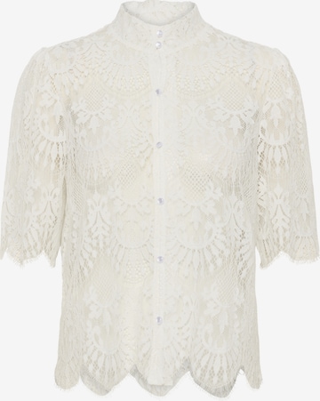 Chemisier 'Okram' CULTURE en blanc : devant