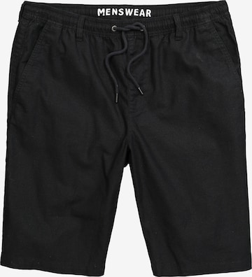 Men Plus Regular Hose in Schwarz: Vorderseite