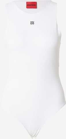 HUGO Rövid body 'Dasiel' - fehér: elől