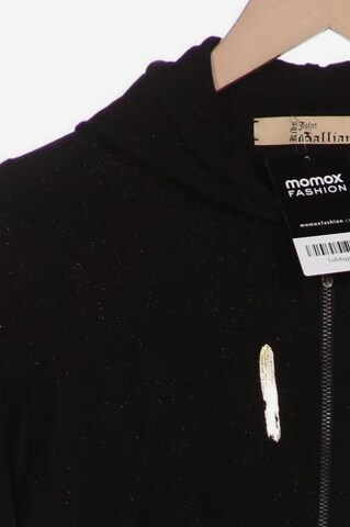 John Galliano Sweatshirt & Zip-Up Hoodie in S in Black