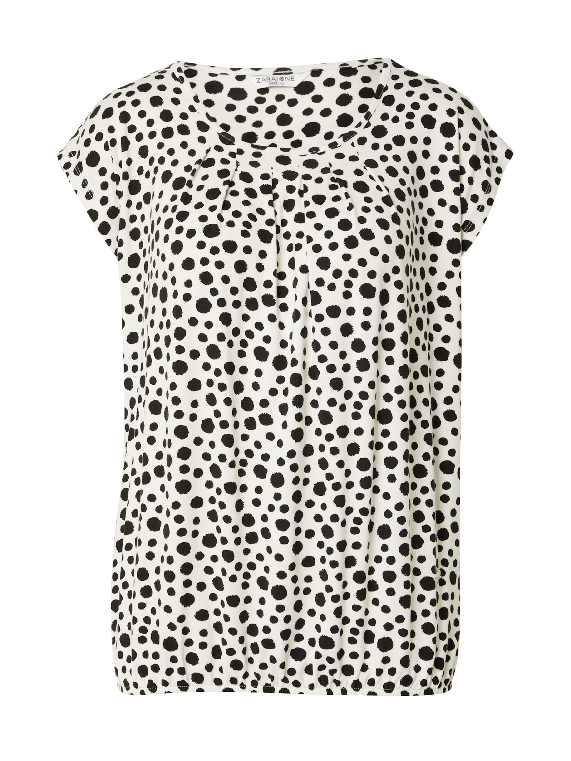 ZABAIONE - Camiseta 'Mi44nou' en blanco: frente