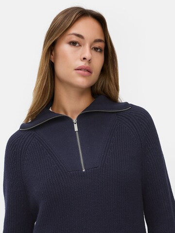 CAMEL ACTIVE Strickkleid mit Reißverschluss in Blau