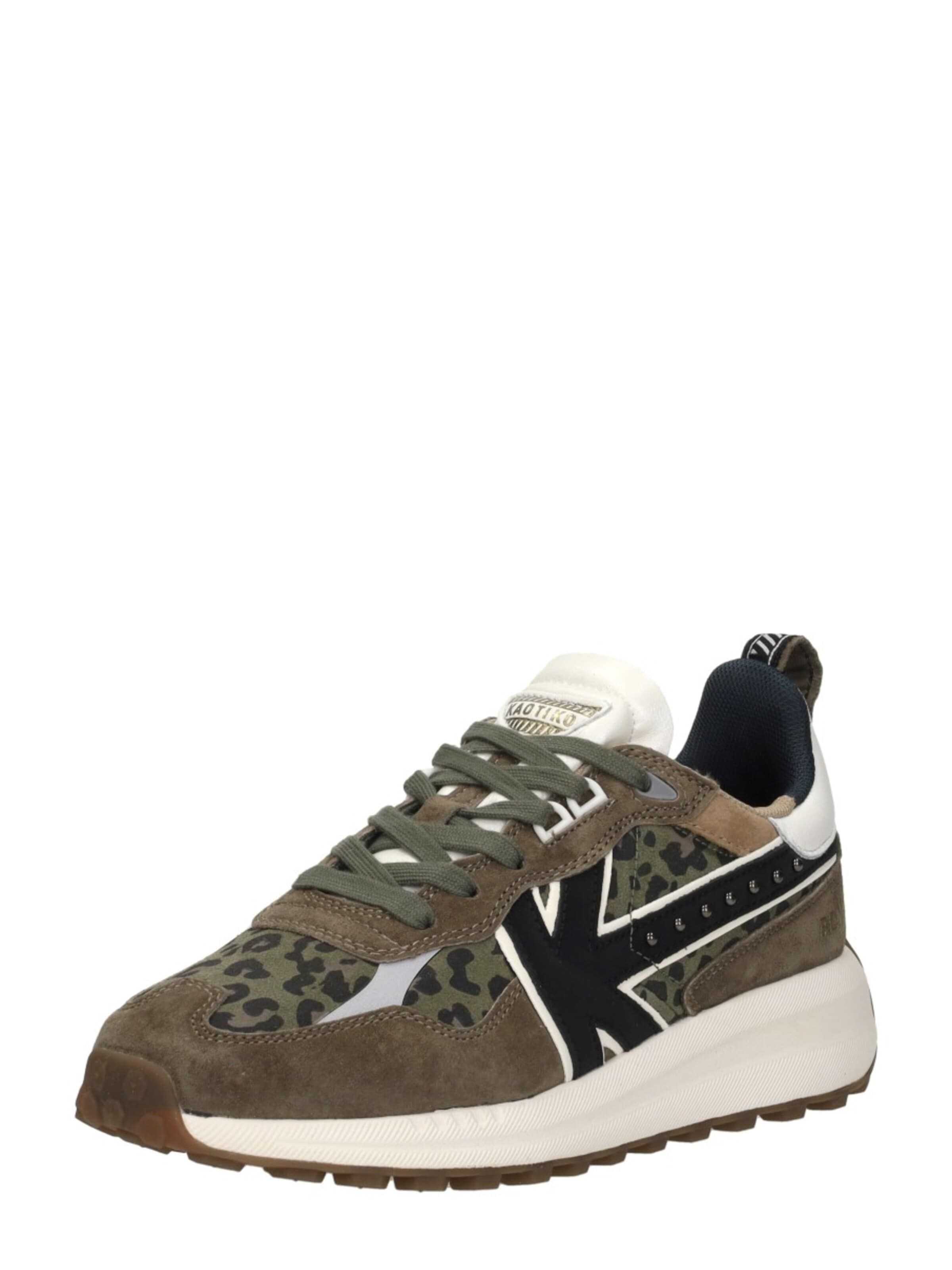 Kaotiko Sneakers laag 'Detroit Glam' in Groen