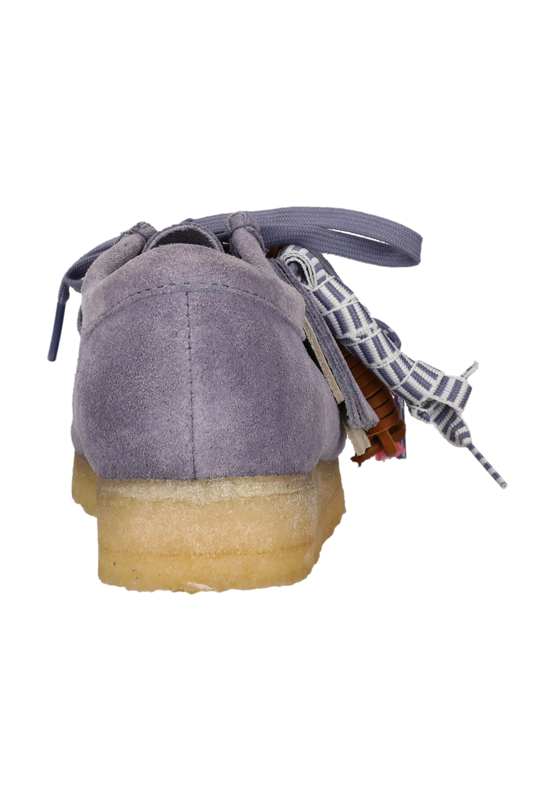 CLARKS Lace-up shoe 'Wallabee' in Purple
