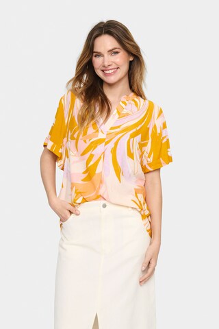 SAINT TROPEZ - Blusa en naranja