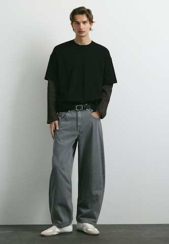 Pull&Bear Tønde Jeans i grå