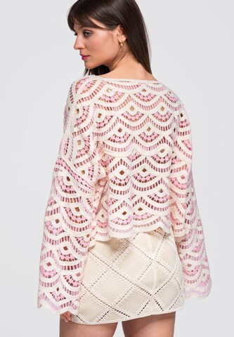 Ombre Bluse in Pink