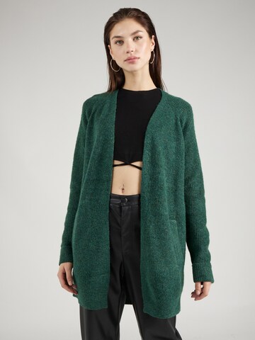 Cardigan 'Ellen' PIECES en vert : devant