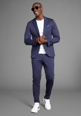 Bruno Banani Slim fit Suit in Blue: front