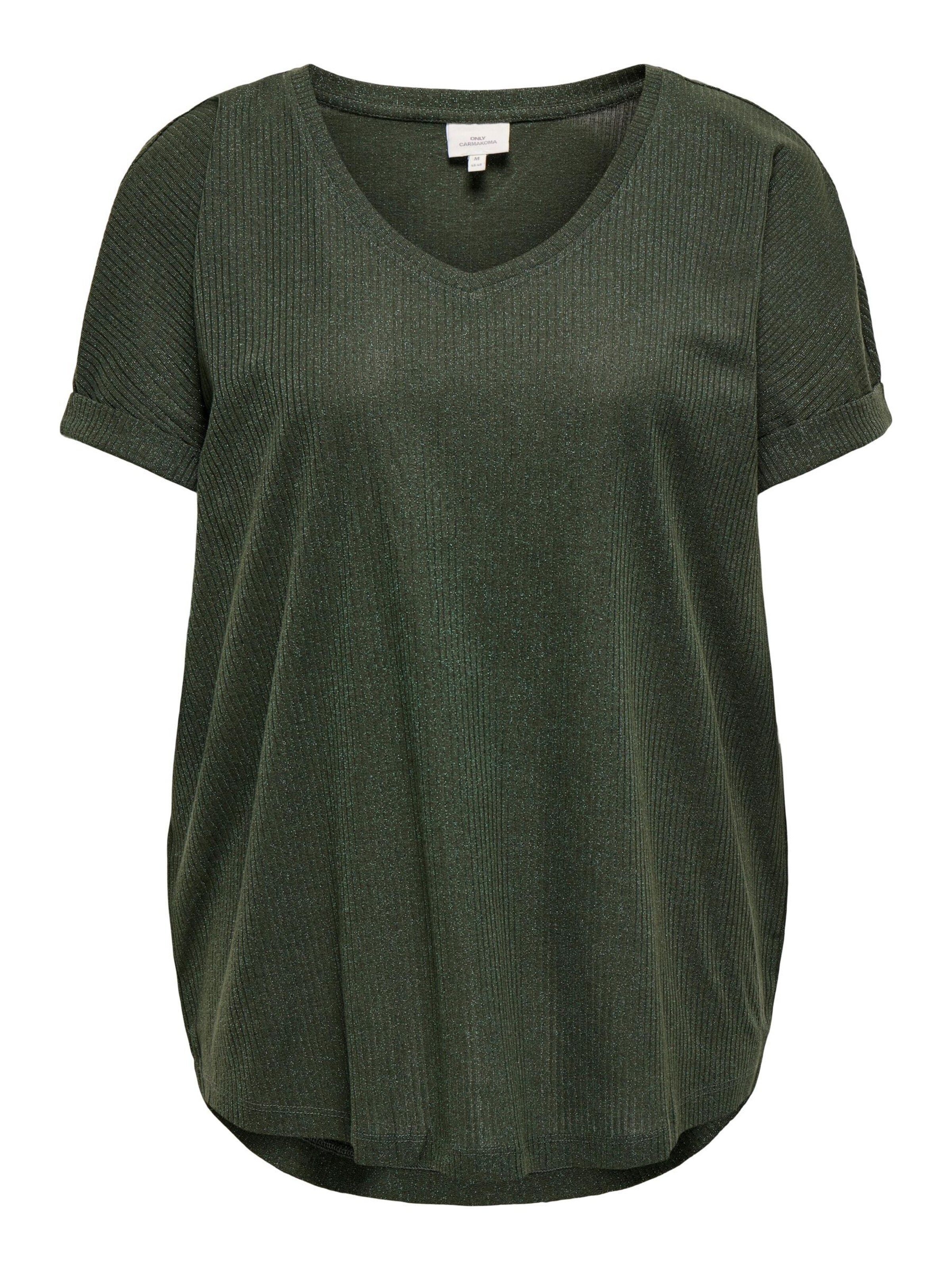 T-shirt 'CARAsia' ONLY Carmakoma en vert : devant