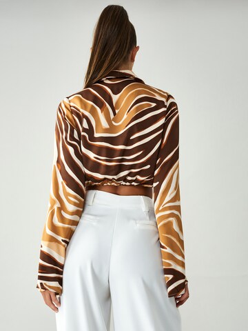 Top 'COMO' di BWLDR in marrone: dietro