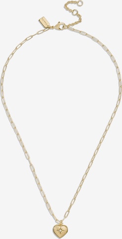 COACH Necklace 'ICONIC CHARM HEART' in Gold: front