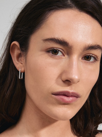 Pilgrim Earrings 'Feel' in Silver