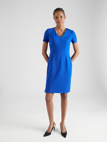 Robe fourreau COMMA en bleu : devant