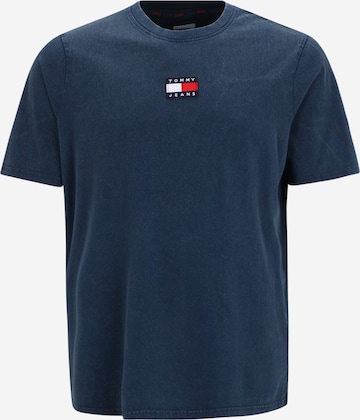 Tommy Jeans Plus T-Shirt in Blau: predná strana