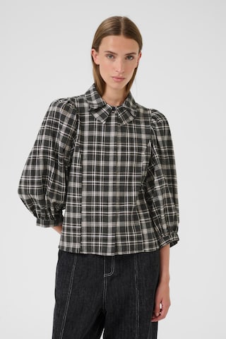 KAREN BY SIMONSEN Blouse 'Elis' in Zwart: voorkant