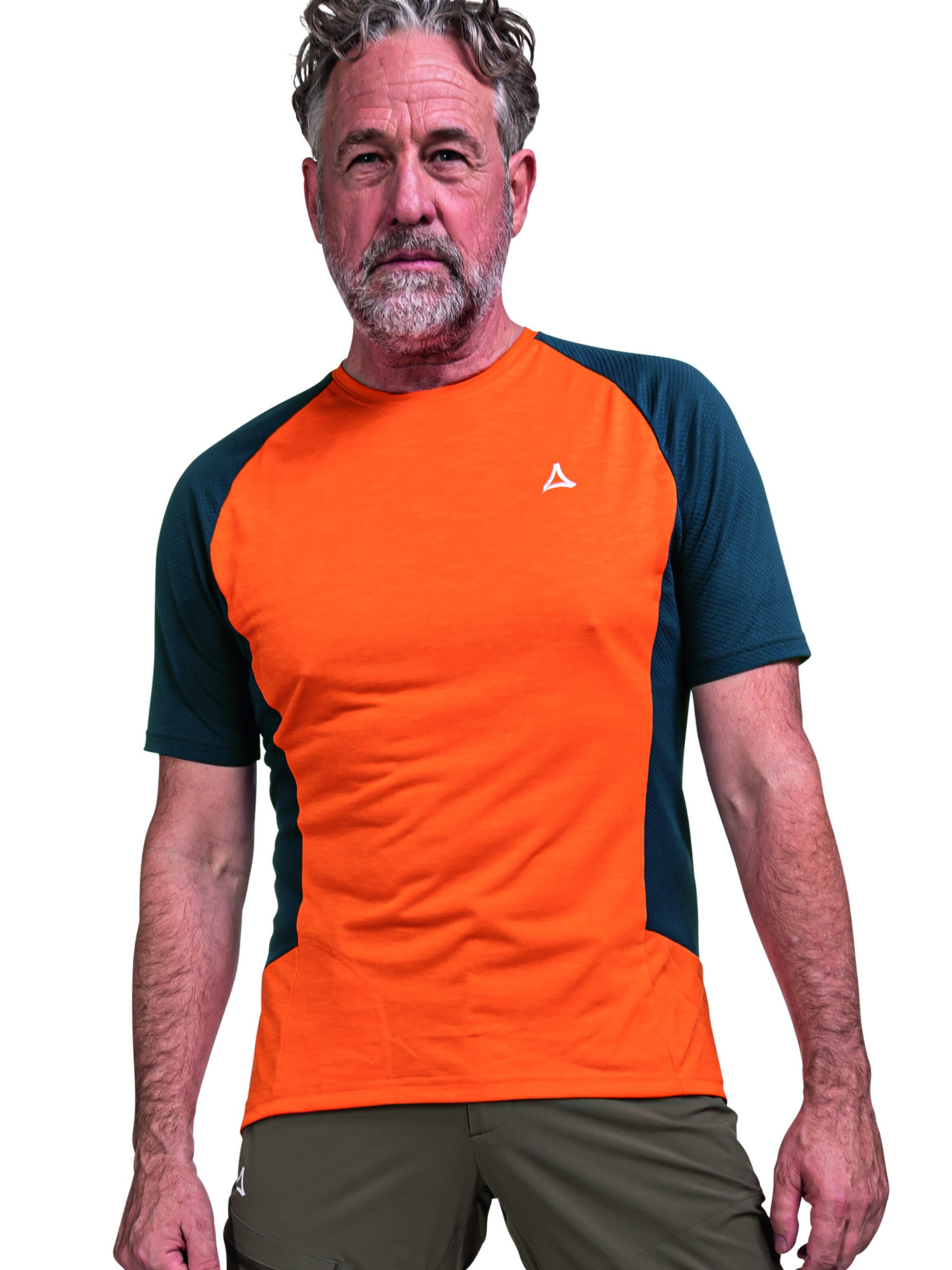 Maglia trikot 'Auvergne' di Schöffel in arancione: frontale