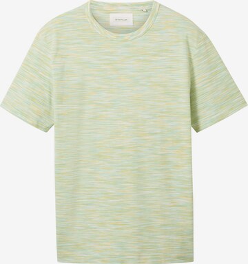 T-Shirt TOM TAILOR en vert : devant