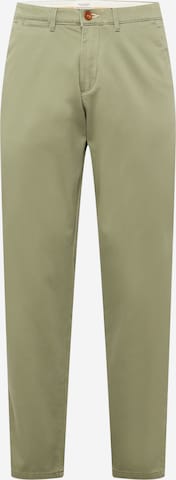 JACK & JONES Chino kalhoty 'Ollie' – zelená: přední strana