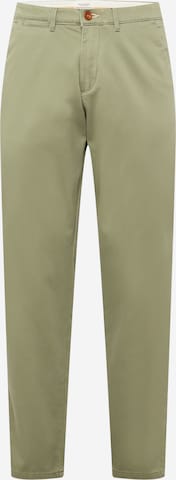 JACK & JONES Chino nohavice 'Ollie' - Zelená: predná strana