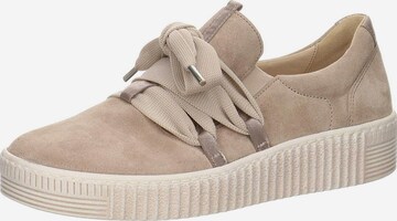 GABOR Sneakers laag in Beige: voorkant