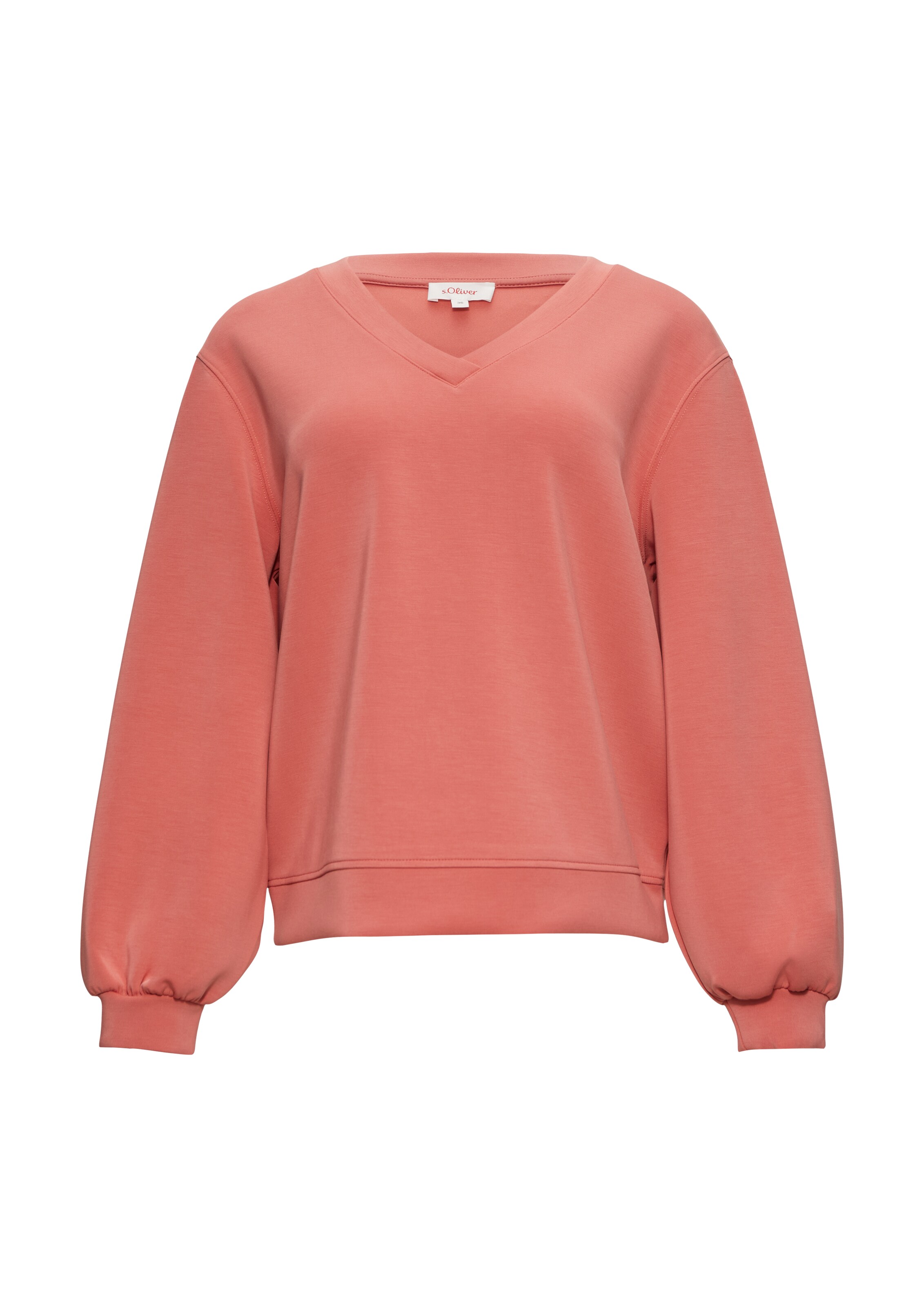 Sweat-shirt s.Oliver en orange : devant