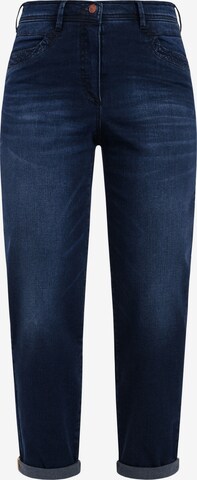 Recover Pants Loosefit Jeans in Blauw: voorkant