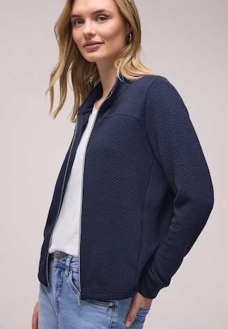 STREET ONE Strickjacke in Blau: Vorderseite