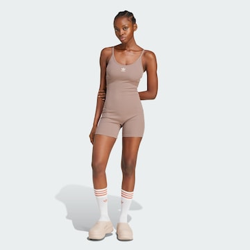Combinaison 'Essentials' ADIDAS ORIGINALS en marron : devant