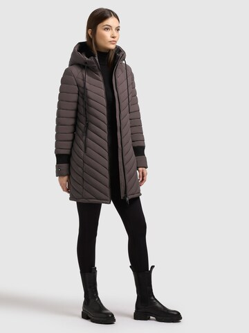 khujo Winter Coat 'Nita4' in Grey