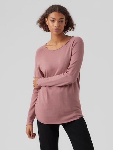 VERO MODA Sweater 'NELLIE GLORY' in Pink: front